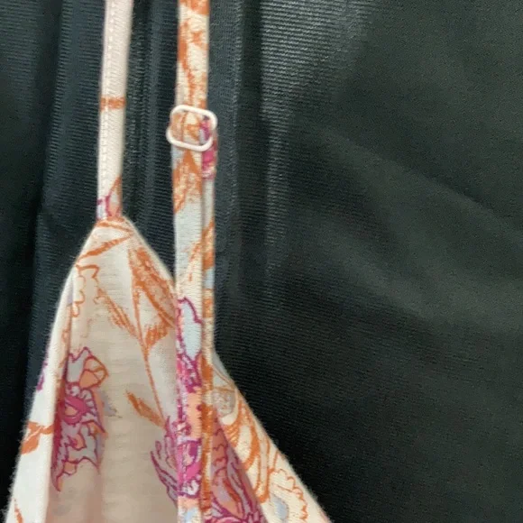 SO pink floral tiered cami boho top M XL or XXL jr - Picture 14 of 17